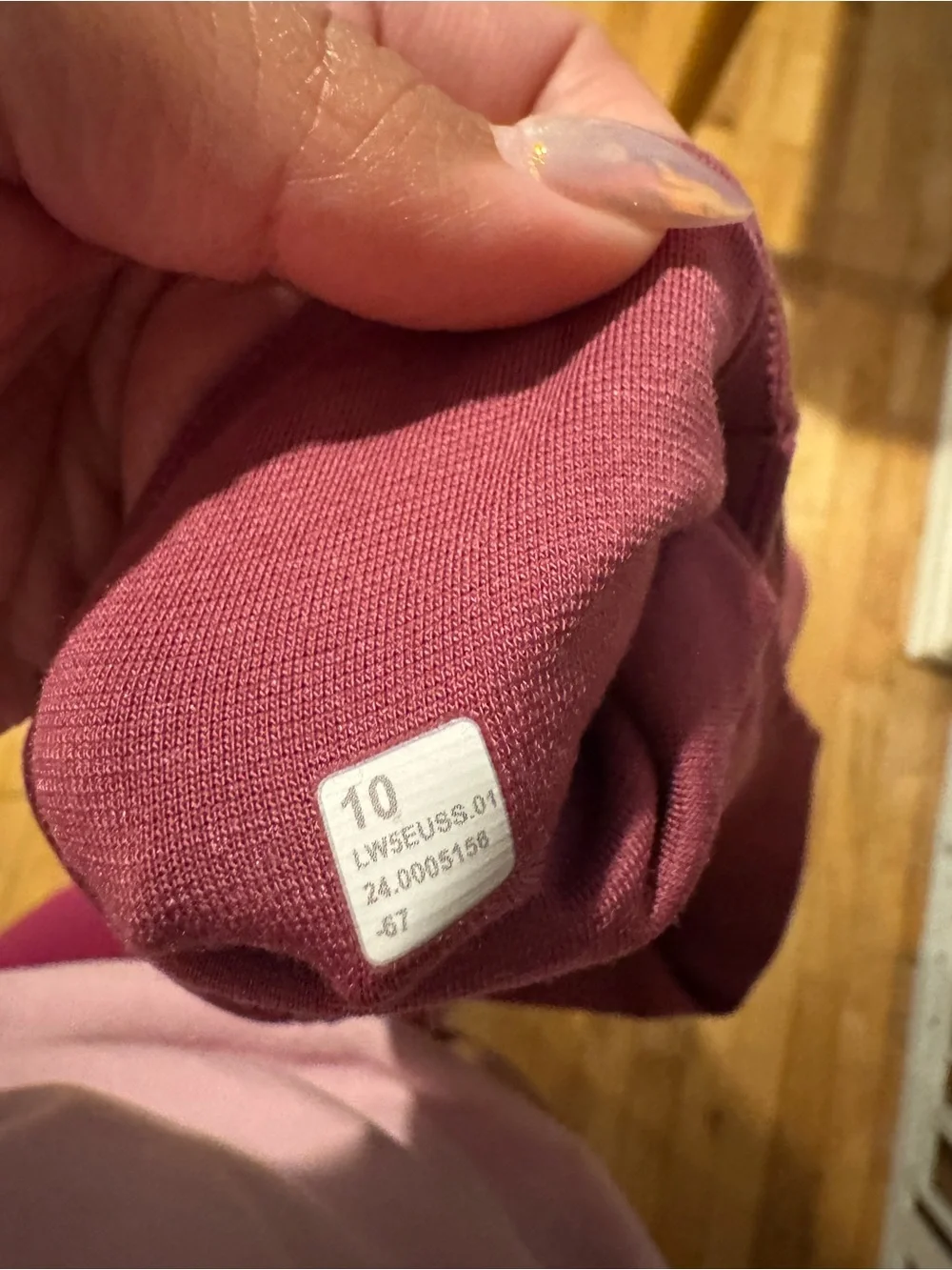 Lululemon High Rise Align Mini Flare Leggings in Washed Mauve